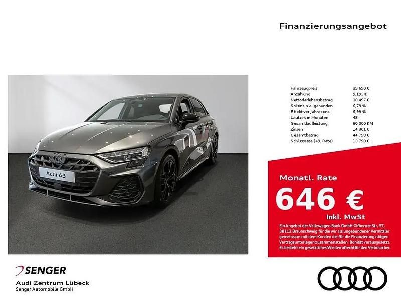 Daytonagrau perleffekt Neu 2025 Audi A3 S-Line Limousine | 39.690 € (Fairer Preis) - Bild 1/1