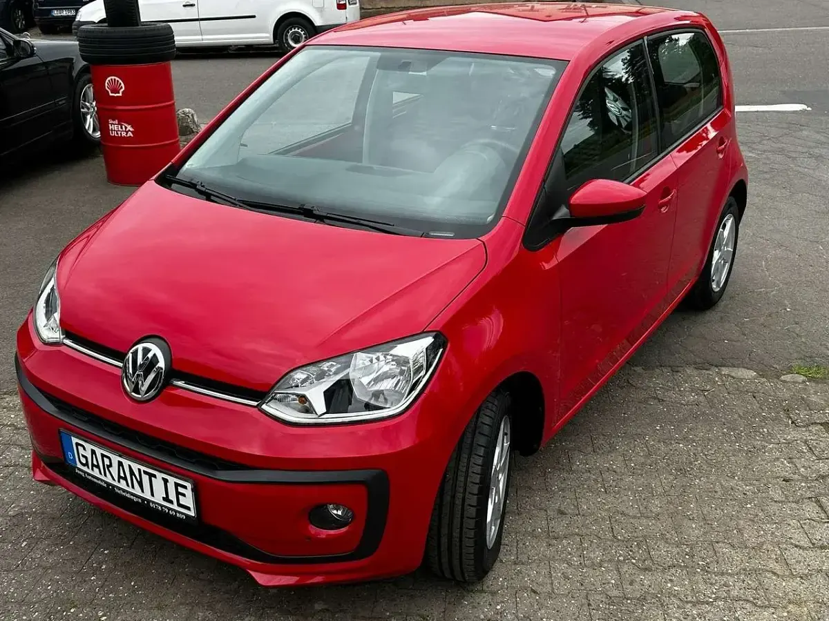 Gebraucht VW up! move up! 60 PS (44 kW) 2018 Rot Kleinwagen