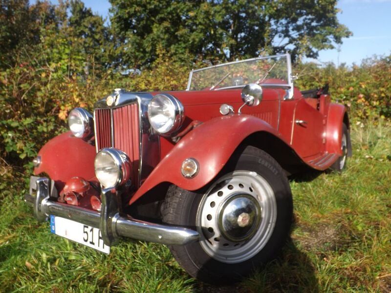 Gebraucht MG TD 56 PS (41 kW) 1951 Rot Cabrio
