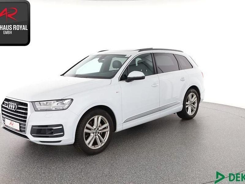 Weiss (metallic) Gebraucht 2016 Audi Q7 S-Line SUV | 38.460 € (Guter Preis) - Bild 1/4