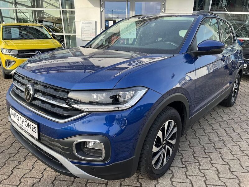 Blau Gebraucht 2021 VW T-Cross Active SUV | 22.790 € (Teuer) - Bild 1/4