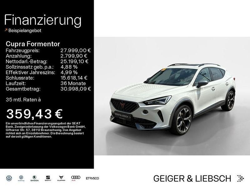 Weiß Gebraucht 2022 Cupra Formentor SUV | 27.649 € (Etwas zu teuer) - Bild 1/4