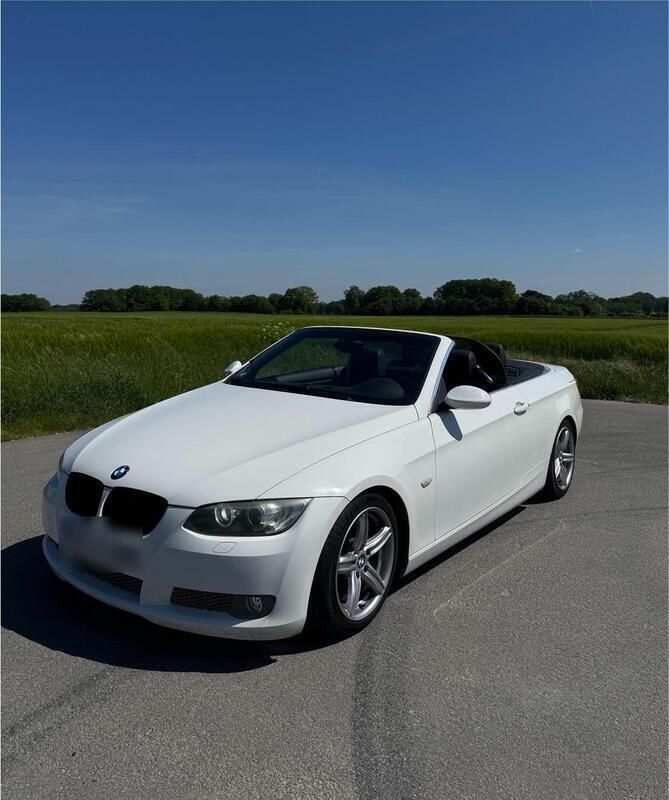 Weiß Gebraucht 2008 BMW 335 Cabriolet Cabrio | 17.500 € (Guter Preis) - Bild 1/4