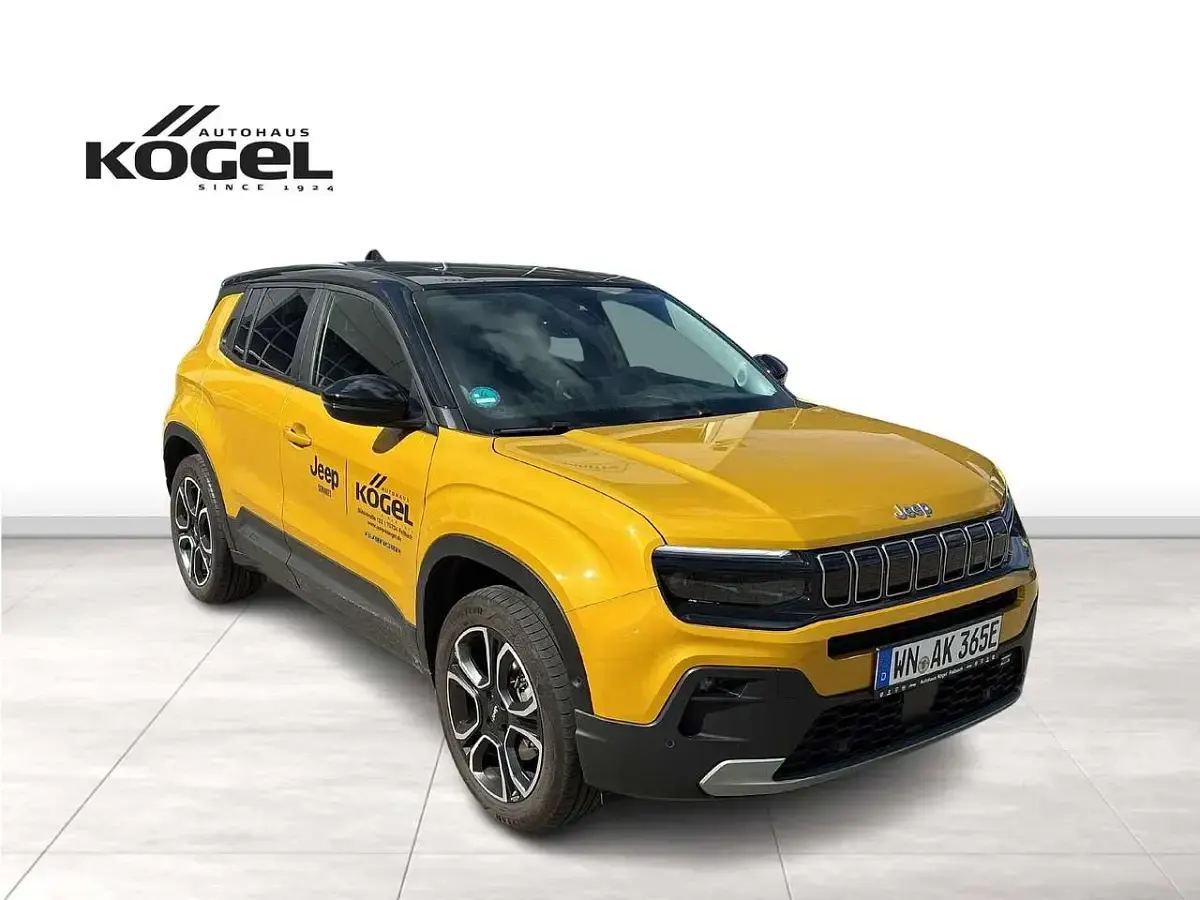 Gebraucht Jeep Avenger EV Summit 114 kW (156 PS) 2023 Gelb (sun yellow) SUV