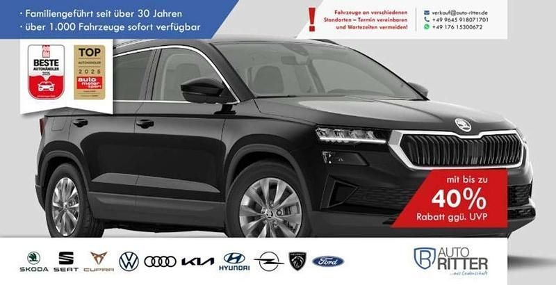 Schwarz Neu 2025 Skoda Karoq Joy SUV | 33.990 € (Guter Preis) - Bild 1/3