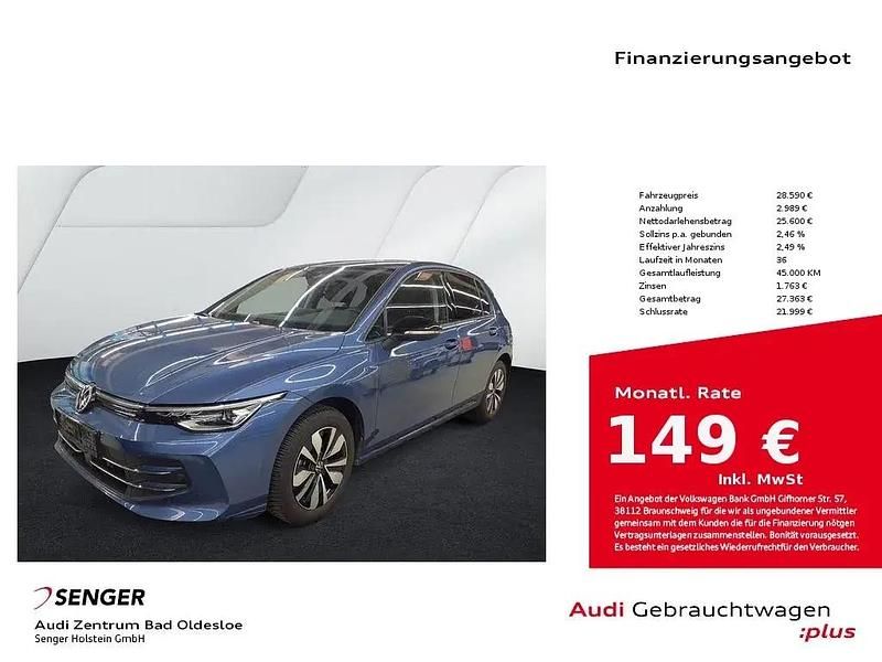 Gebraucht VW Golf VIII Goal 150 PS (110 kW) 2025 Anemonenblau Limousine