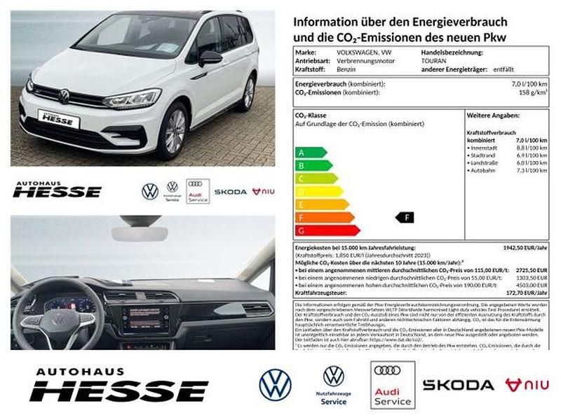 Gebraucht VW Touran Highline 150 PS (110 kW) 2025 Pure white uni Van / Kleinbus