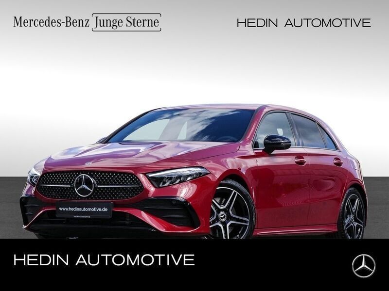 Rot Gebraucht 2024 Mercedes A220 AMG Limousine | 35.440 € (Superpreis) - Bild 1/4