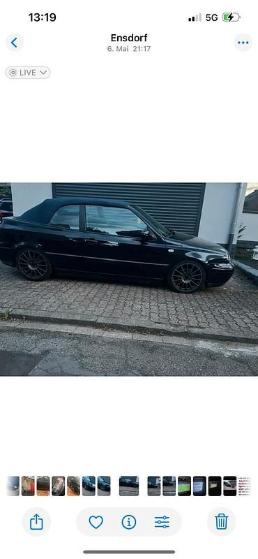 Blau Gebraucht 2001 VW Golf Cabriolet Cabrio | 1.499 € (Superpreis) - Bild 1/4