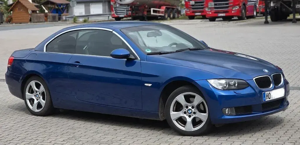 Gebraucht BMW 320 Cabriolet Sport Line 170 PS (125 kW) 2007 Blau Cabrio