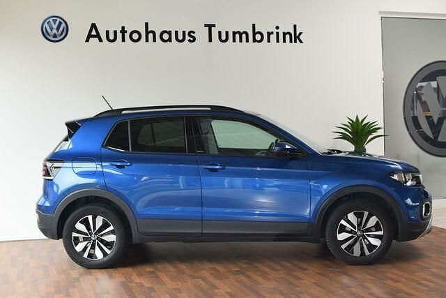 Gebraucht VW T-Cross Move 95 PS (69 kW) 2023 Reef blue (metallic) SUV