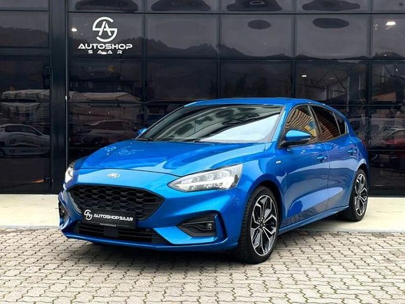Blau Gebraucht 2021 Ford Focus ST-Line X Limousine | 11.990 € (Fairer Preis) - Bild 1/4