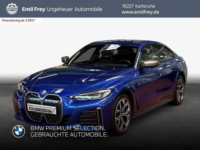 Gebraucht BMW i4 Performance 350 kW (476 PS) 2022 M portimao blau metallic Limousine