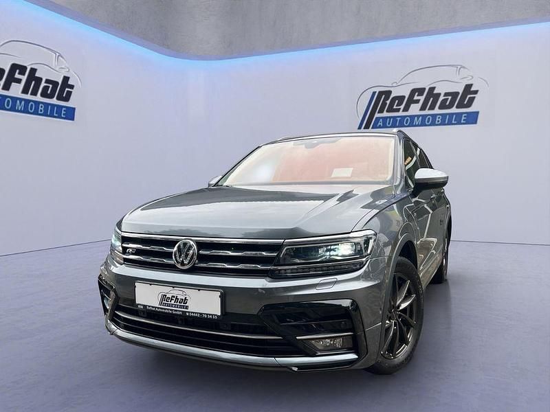 Grau Gebraucht 2020 VW Tiguan Allspace Highline SUV | 25.500 € (Fairer Preis) - Bild 1/4