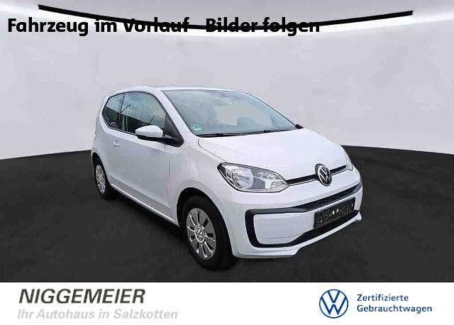 Pure white Gebraucht 2021 VW up! move up! Kleinwagen | 10.895 € (Fairer Preis) - Bild 1/4