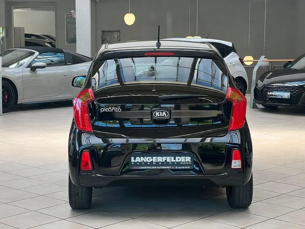 Gebraucht Kia Picanto Spirit 84 PS (61 kW) 2016 Schwarz metallic Kleinwagen