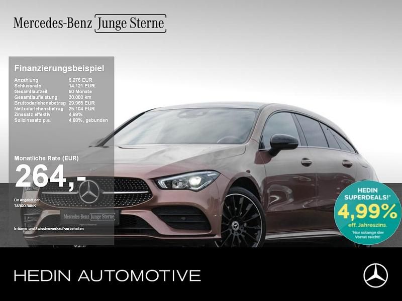 Gold Gebraucht 2022 Mercedes CLA250e Shooting Brake AMG Kombi | 28.970 € (Fairer Preis) - Bild 1/4