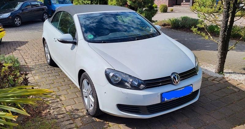 Gebraucht VW Golf Cabriolet 105 PS (77 kW) 2013 Weiß Cabrio