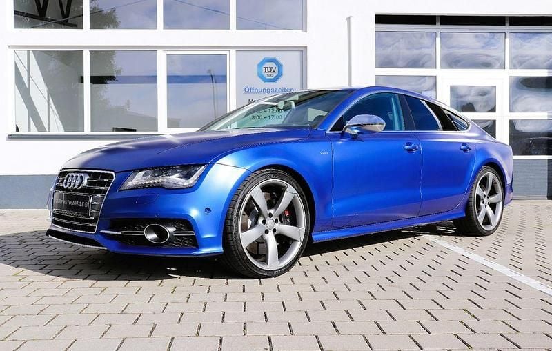 Blau Gebraucht 2014 Audi S7 Exclusive Kleinwagen | 38.990 € - Bild 1/3