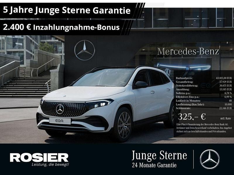Weiss / polarweiß Gebraucht 2023 Mercedes EQA300 Premium SUV | 43.815 € (Teuer) - Bild 1/4