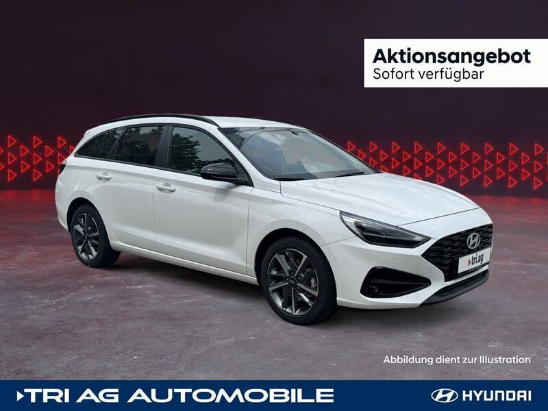 Serenity white / mic Gebraucht 2024 Hyundai i30 Advantage Kombi | 23.990 € (Superpreis) - Bild 1/4