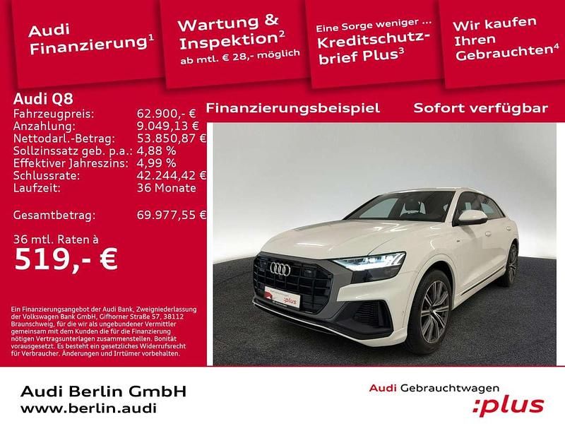 Gebraucht Audi Q8 Ambiente 340 PS (250 kW) 2022 Carraraweiß SUV