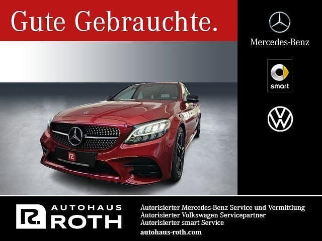 Rot Gebraucht 2018 Mercedes C300 AMG line Kombi | 29.990 € (Fairer Preis) - Bild 1/4