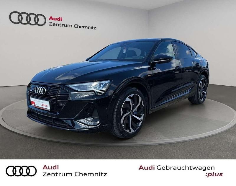 Mythosschwarz metallic Gebraucht 2023 Audi e-tron Sportback S-Line SUV | 54.990 € - Bild 1/4