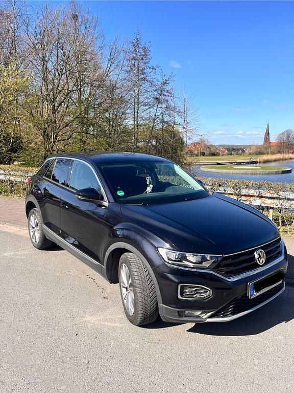 Schwarz Gebraucht 2020 VW T-Roc Style SUV | 17.300 € (Superpreis) - Bild 1/4
