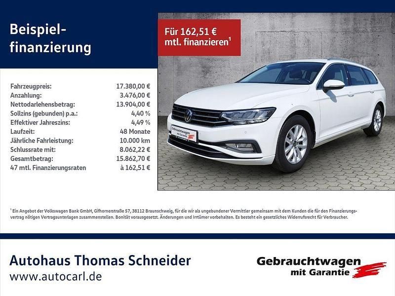 Weiß Gebraucht 2020 VW Passat Business Kombi | 17.380 € (Guter Preis) - Bild 1/4