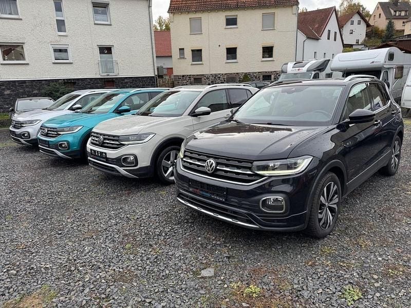 Schwarz Gebraucht 2020 VW T-Cross Style SUV | 15.700 € (Guter Preis) - Bild 1/4