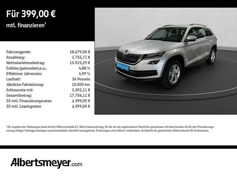 Silber Gebraucht 2017 Skoda Kodiaq Ambition SUV | 18.679 € (Guter Preis) - Bild 1/4