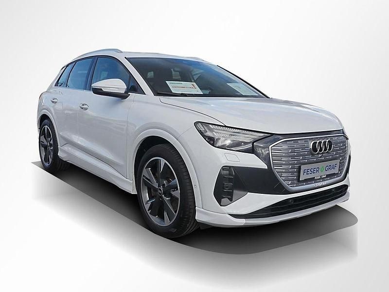 Gebraucht Audi Q4 e-tron Advanced 150 kW (204 PS) 2022 Gletscherweiß metallic SUV