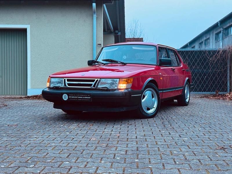 Rot Gebraucht 1992 Saab 900 Limousine | 6.499 € - Bild 1/2