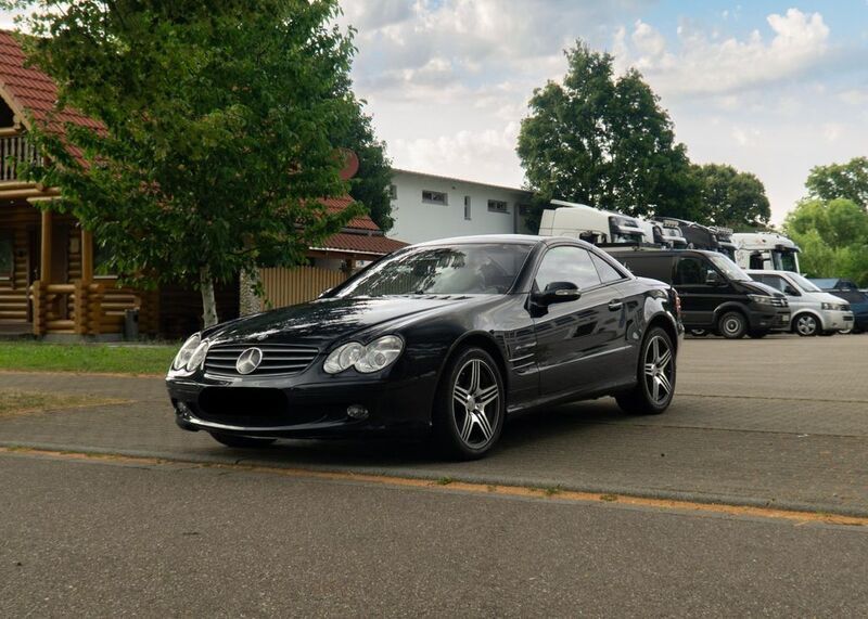 Schwarz Gebraucht 2001 Mercedes SL500 Cabrio | 14.900 € (Superpreis) - Bild 1/4