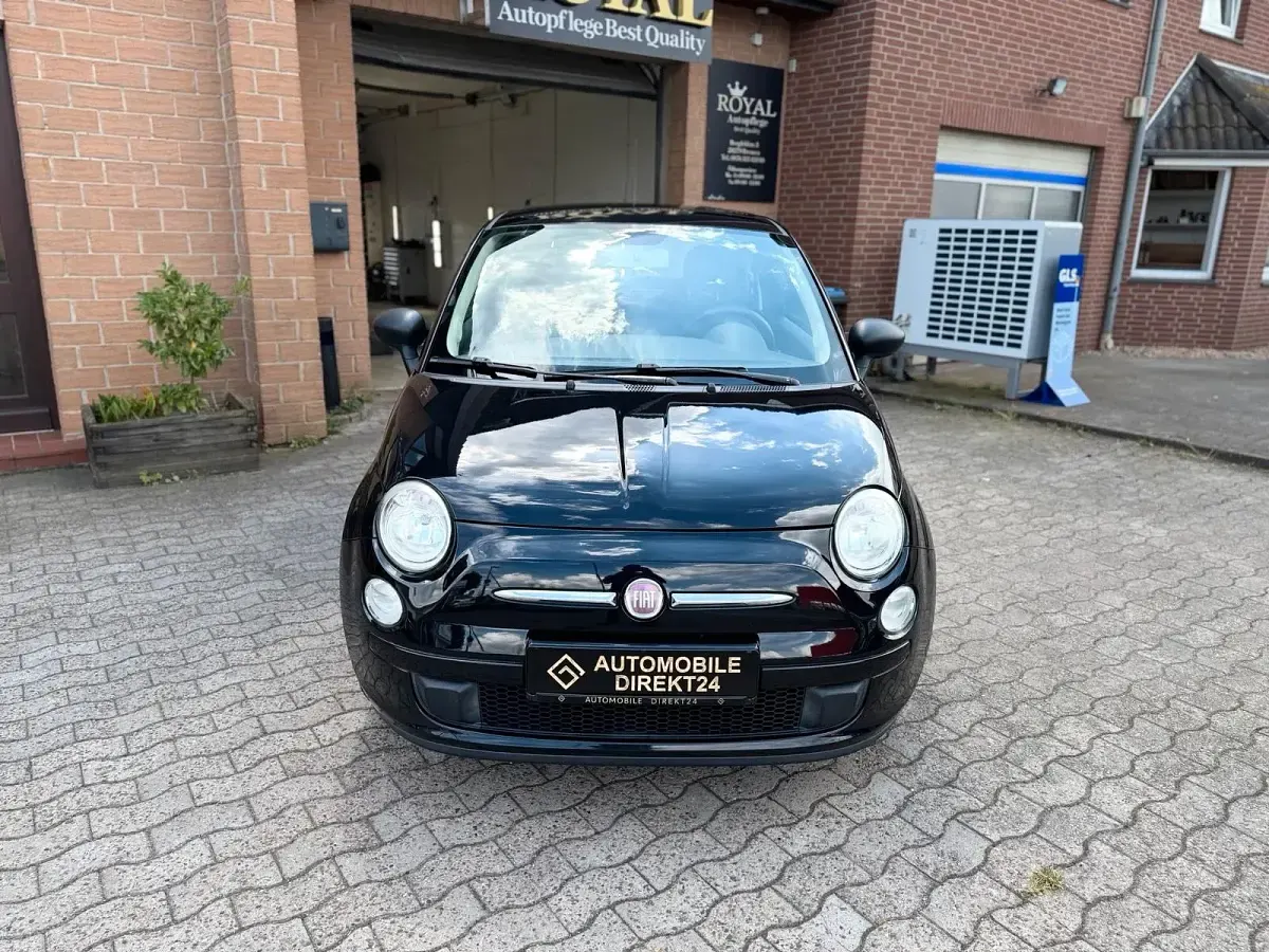 Gebraucht Fiat 500 Pop 69 PS (50 kW) 2010 Schwarz Kleinwagen