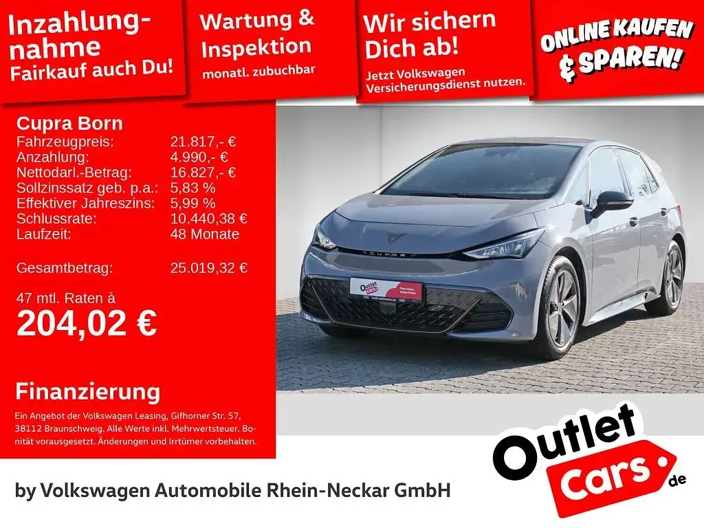 Second-hand Cupra Born 150 kW (204 CP) 2022 Gri Hatchback