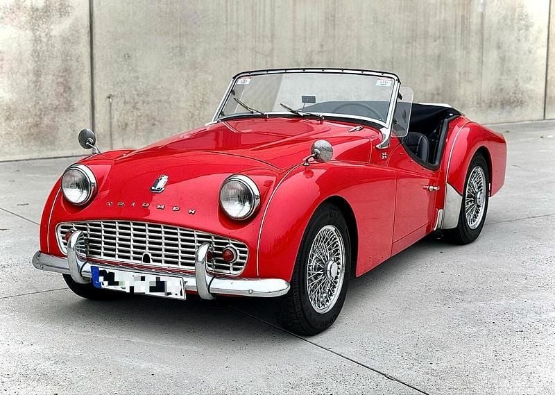 Gebraucht Triumph TR3 95 PS (69 kW) 1960 Rot Cabrio