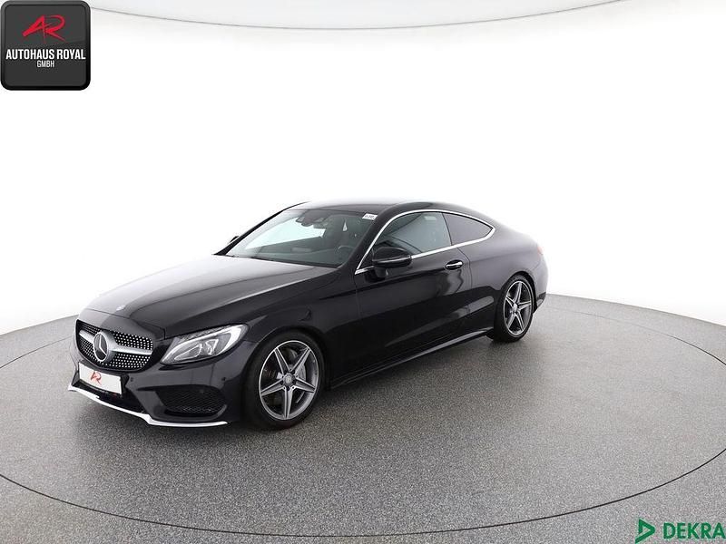 Obsidianschwarz Gebraucht 2016 Mercedes C200 AMG Coupé | 26.480 € (Fairer Preis) - Bild 1/4