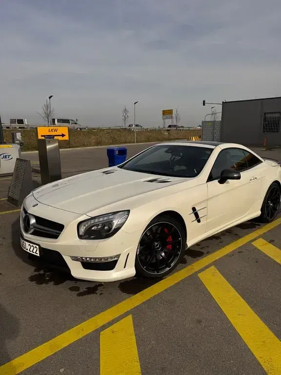 Gebraucht Mercedes SL63 AMG AMG 585 PS (430 kW) 2012 Weiß Cabrio