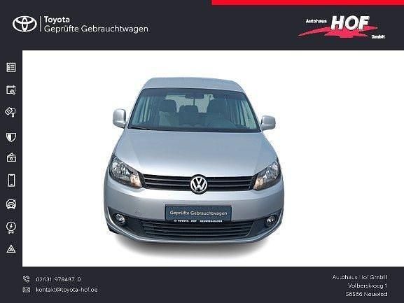 Gebraucht VW Caddy Trendline 102 PS (75 kW) 2014 Silber Van / Kleinbus