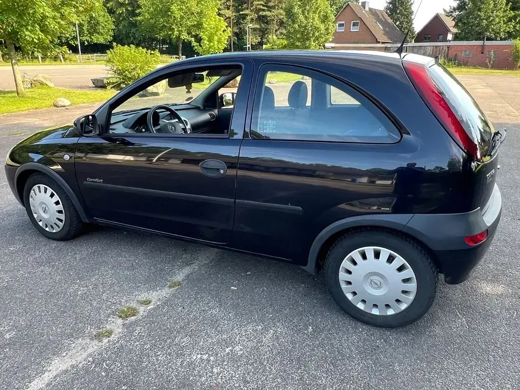 Gebraucht Opel Corsa 58 PS (42 kW) 2003 Schwarz Kleinwagen