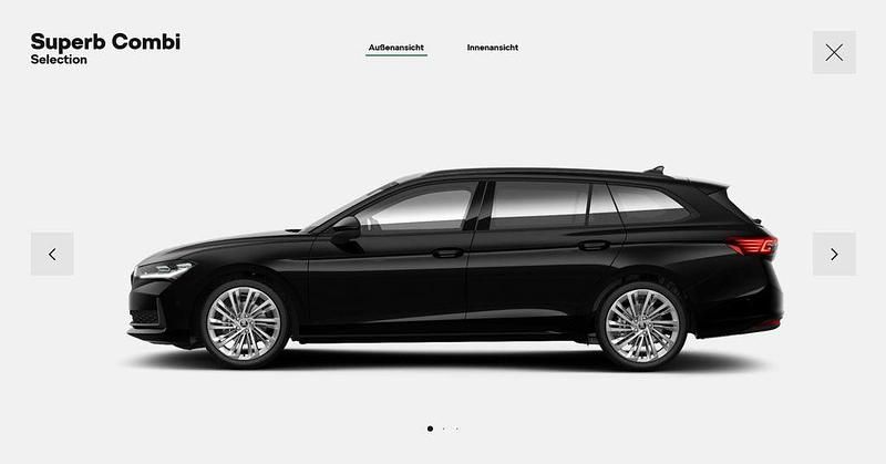 Neu Skoda Superb Selection 150 PS (110 kW) 2025 Schwarz Kombi