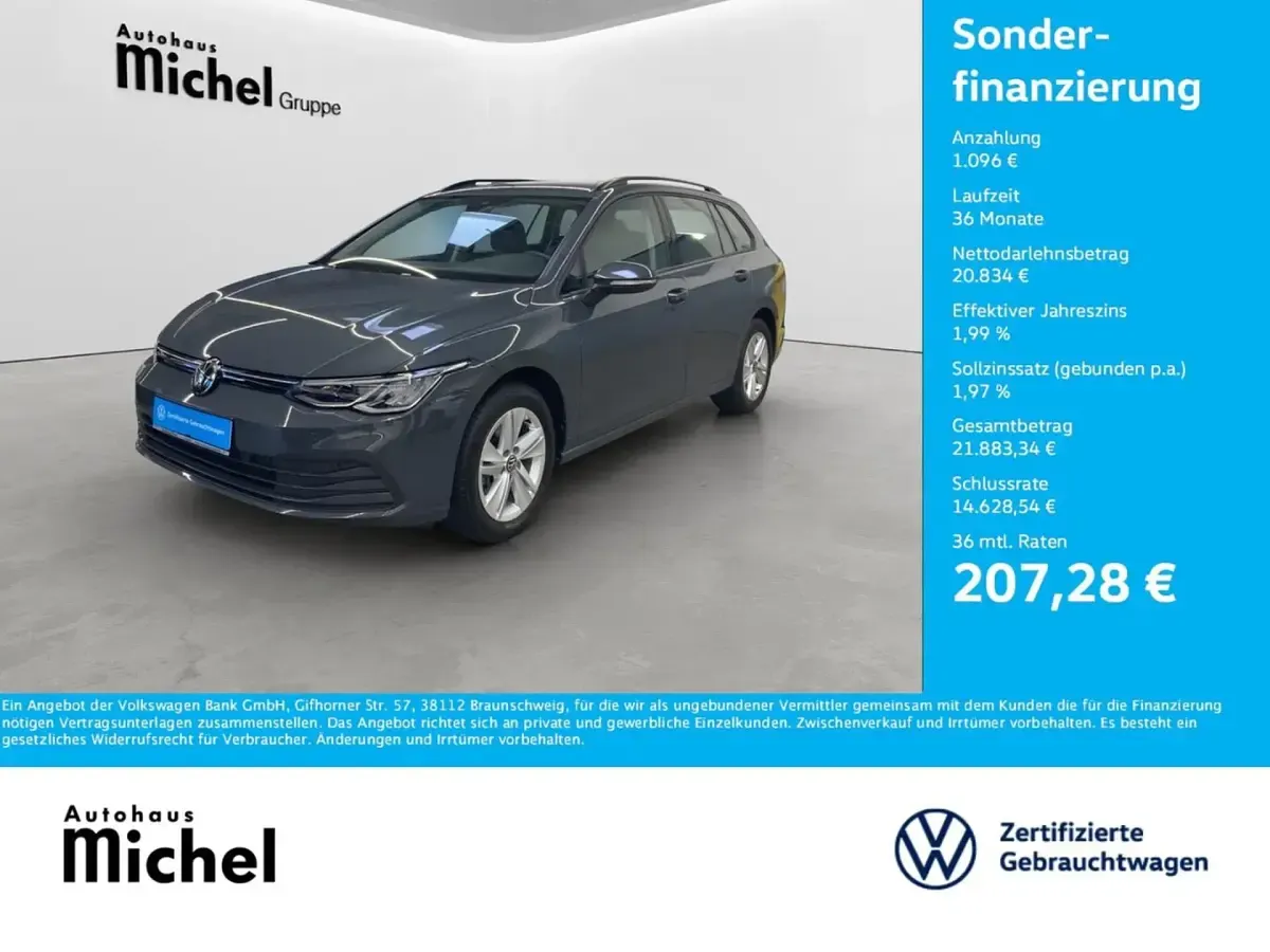 Gebraucht VW Golf VIII Life 116 PS (85 kW) 2024 Grau Kombi