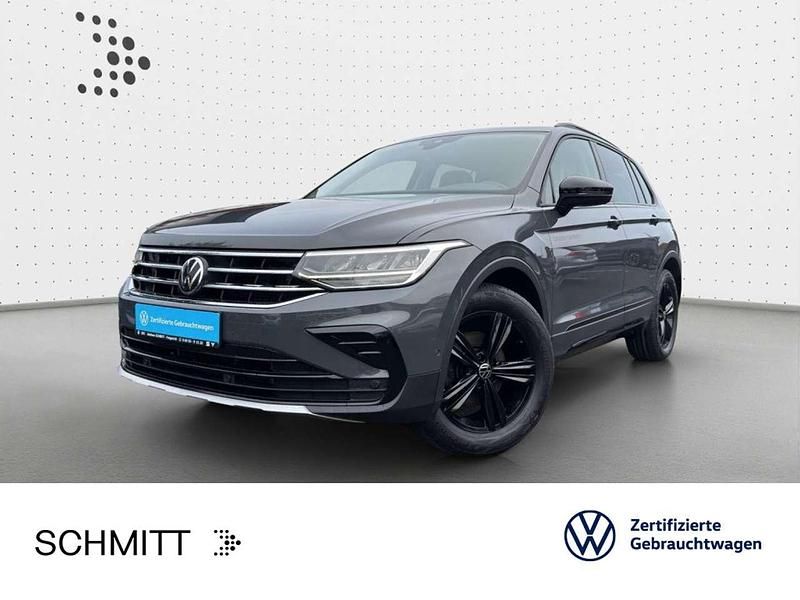 Delfingrau metallic (metallic) Gebraucht 2022 VW Tiguan Sport SUV | 29.999 € (Fairer Preis) - Bild 1/3