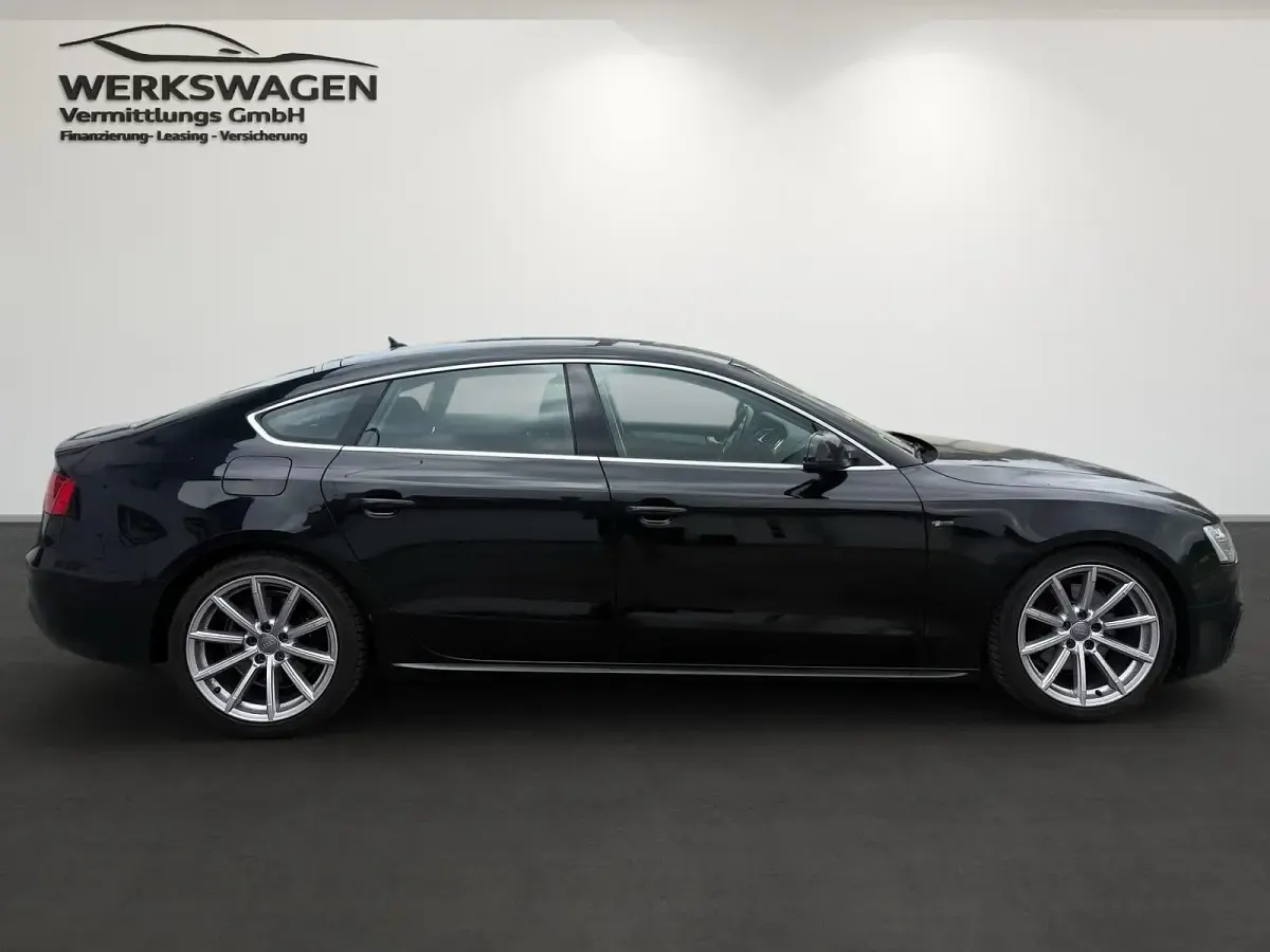 Gebraucht Audi A5 Sportback S-Line 145 PS (106 kW) 2015 Schwarz Kleinwagen