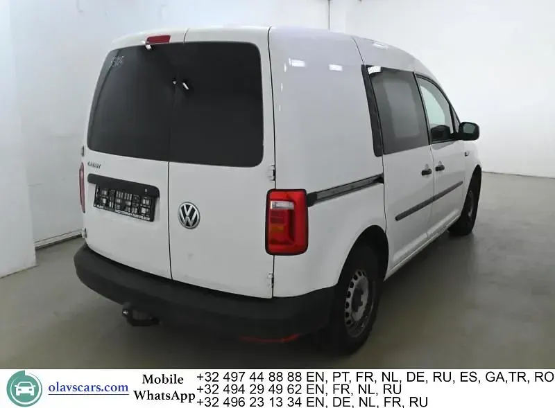 Gebraucht VW Caddy 75 PS (55 kW) 2021 Weiß Van / Kleinbus