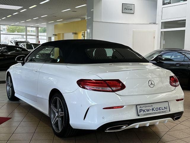 Gebraucht Mercedes C200 AMG line 184 PS (135 kW) 2017 Polarweiss  unilack Cabrio