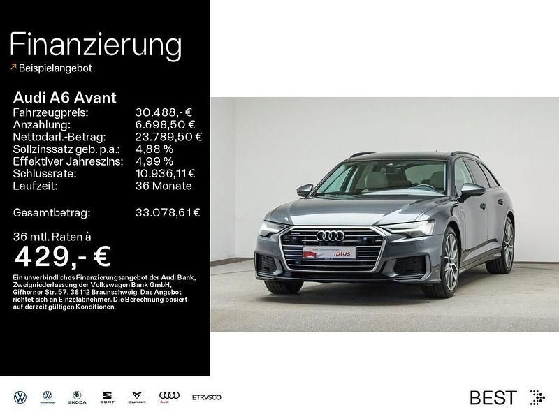 Gebraucht Audi A6 Design 204 PS (150 kW) 2020 6y daytonagrau perleffekt (metallic) Kombi