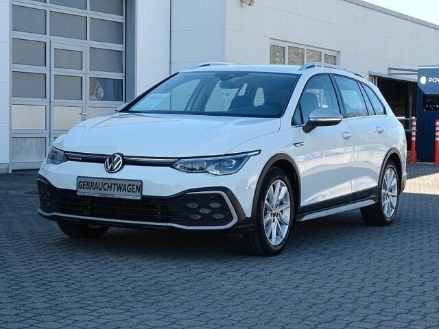 Pure white Gebraucht 2021 VW Golf Alltrack Kombi | 25.900 € (Fairer Preis) - Bild 1/4